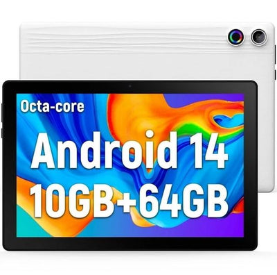 10.1 inch Android 14 Tablet 64GB ROM (1TB TF)  WiFi 5000mah Dual Camera (NEW)
