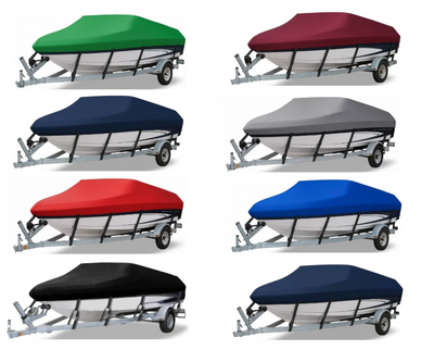 210D Boat Cover 11FT-13FT Heavy Duty  Waterproof V-Hull Marine Speedboat Ski UV