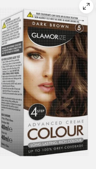 Brown Colour Hair Dye Shade No.5 long lasting