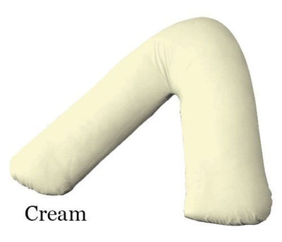 V SHAPED PILLOW CASE ORTHOPEDIC / Pregnancy Support POLYCOTTON PILLOW COVER