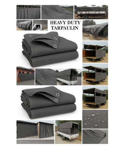 Waterproof Canvas Tarpaulin Picnic Blanket Shade Canopy Emergency Sheet car Boat