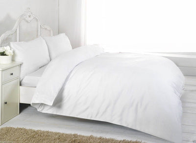 FLAT SHEET New Luxury Plain Dyed FLAT SHEET Polycotton Single Double King S King