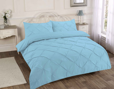 NEW ALEXANDER PIN TUCK DUVET QUILT COVER BED SET SINGLE DOUBLE KING SUPER DOUBLE