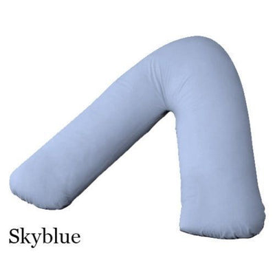 V SHAPED PILLOW CASE ORTHOPEDIC / Pregnancy Support POLYCOTTON PILLOW COVER