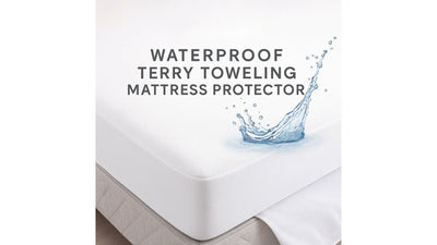 Waterproof Mattress Protector for 4ft Small double bed 100% Cotton Terry Towel 30cm deep